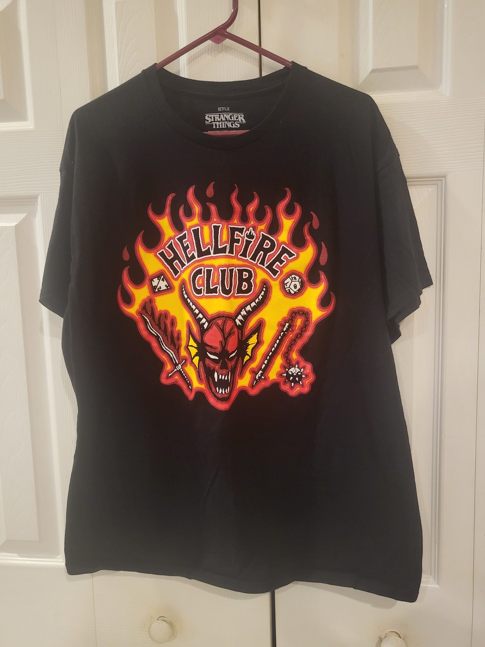 Men’s Black "Hellfire Club" Graphic Tee